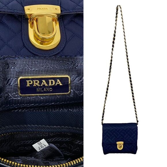 Prada Nylon Saffiano Leather Shoulder Bag - Picture 7 of 10